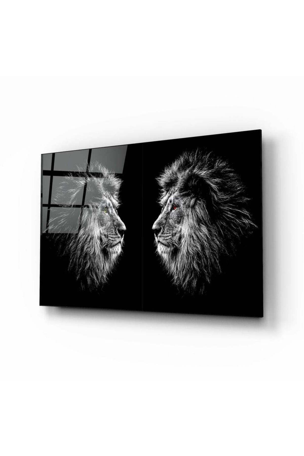 Aslan Cam Tablo