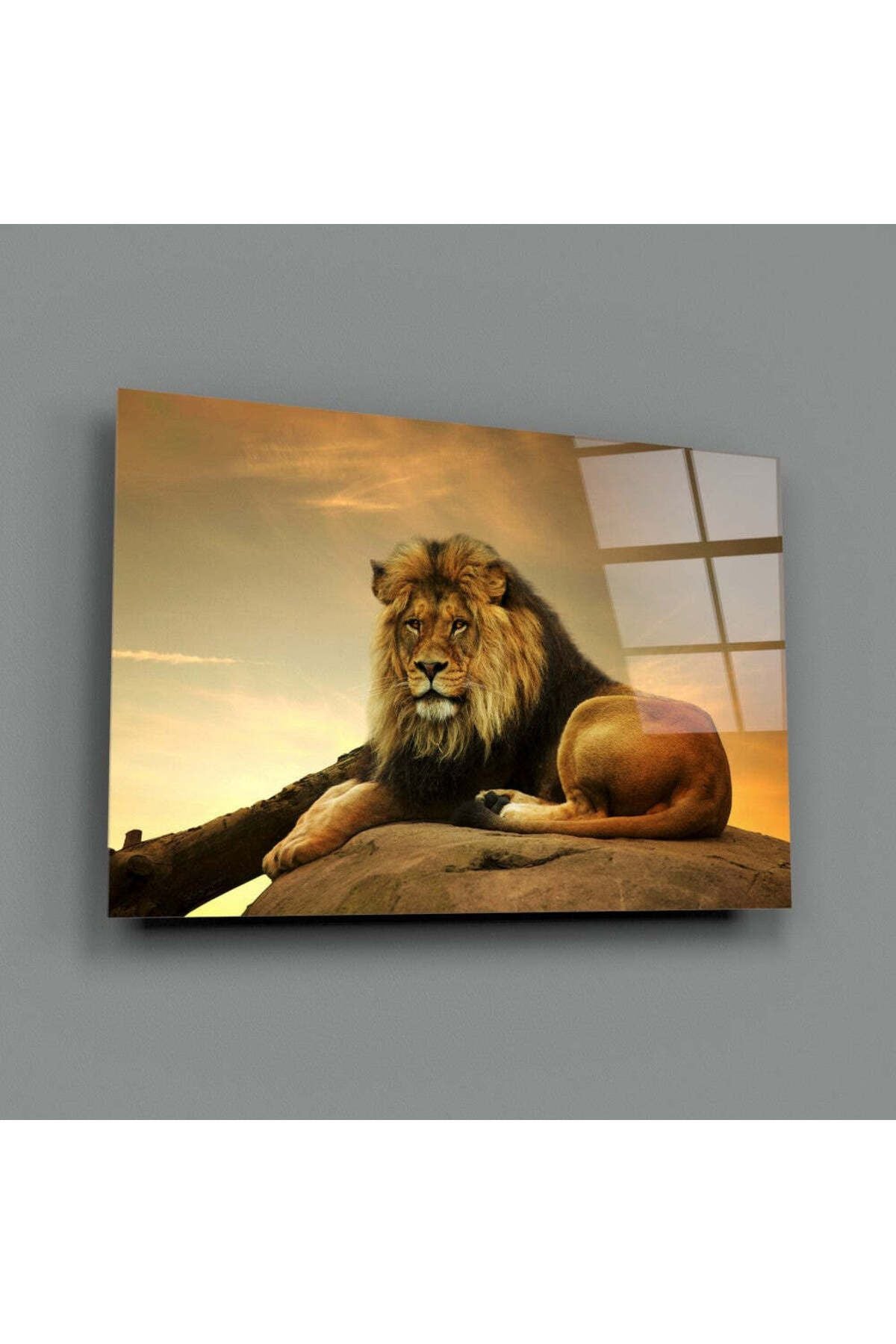 Aslan Cam Tablo