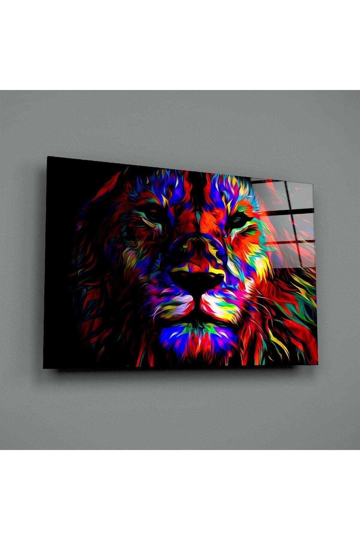 Aslan Cam Tablo