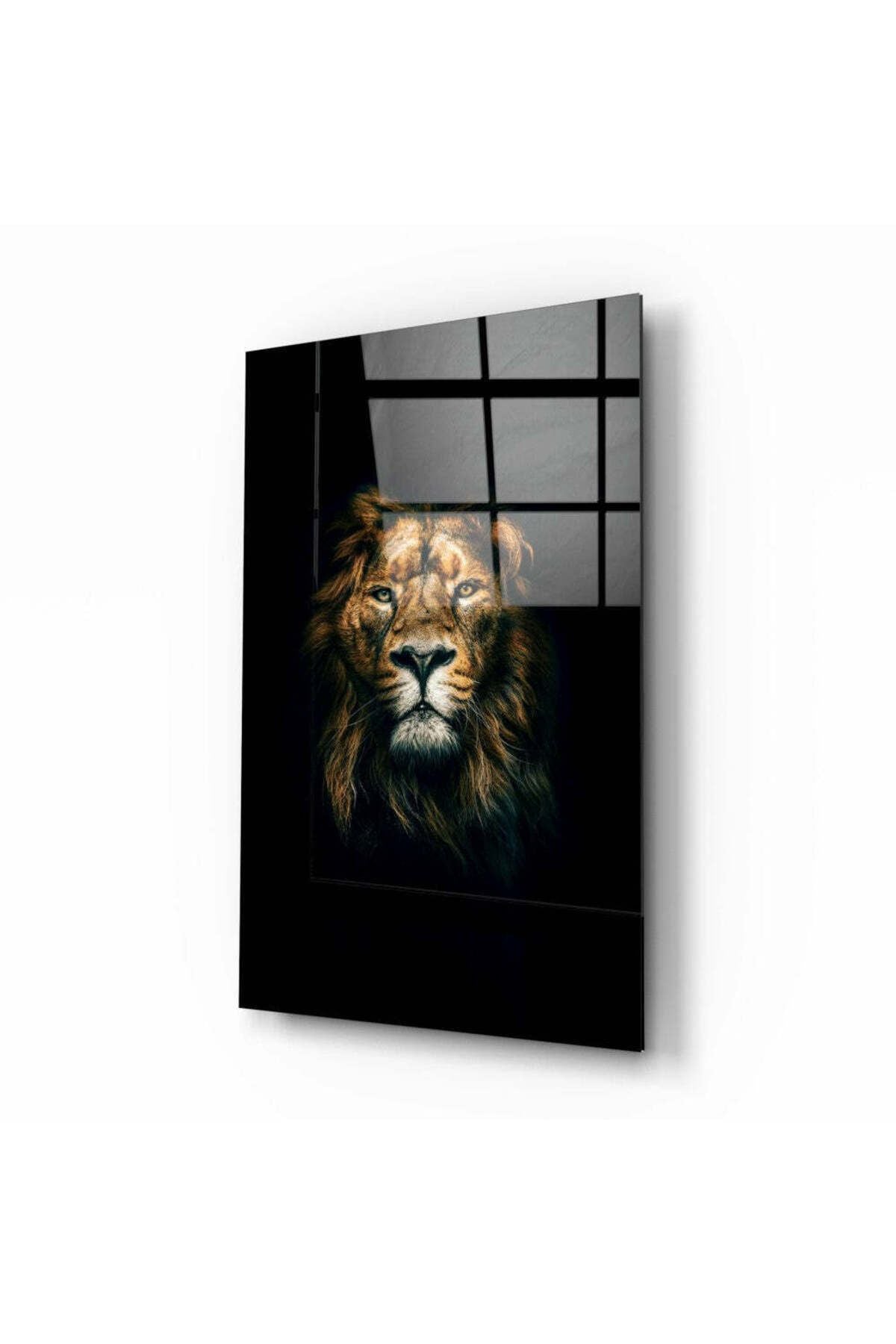 Aslan Cam Tablo