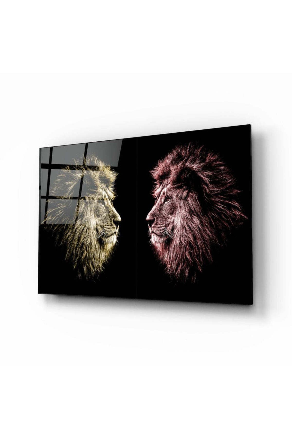 Aslan Cam Tablo