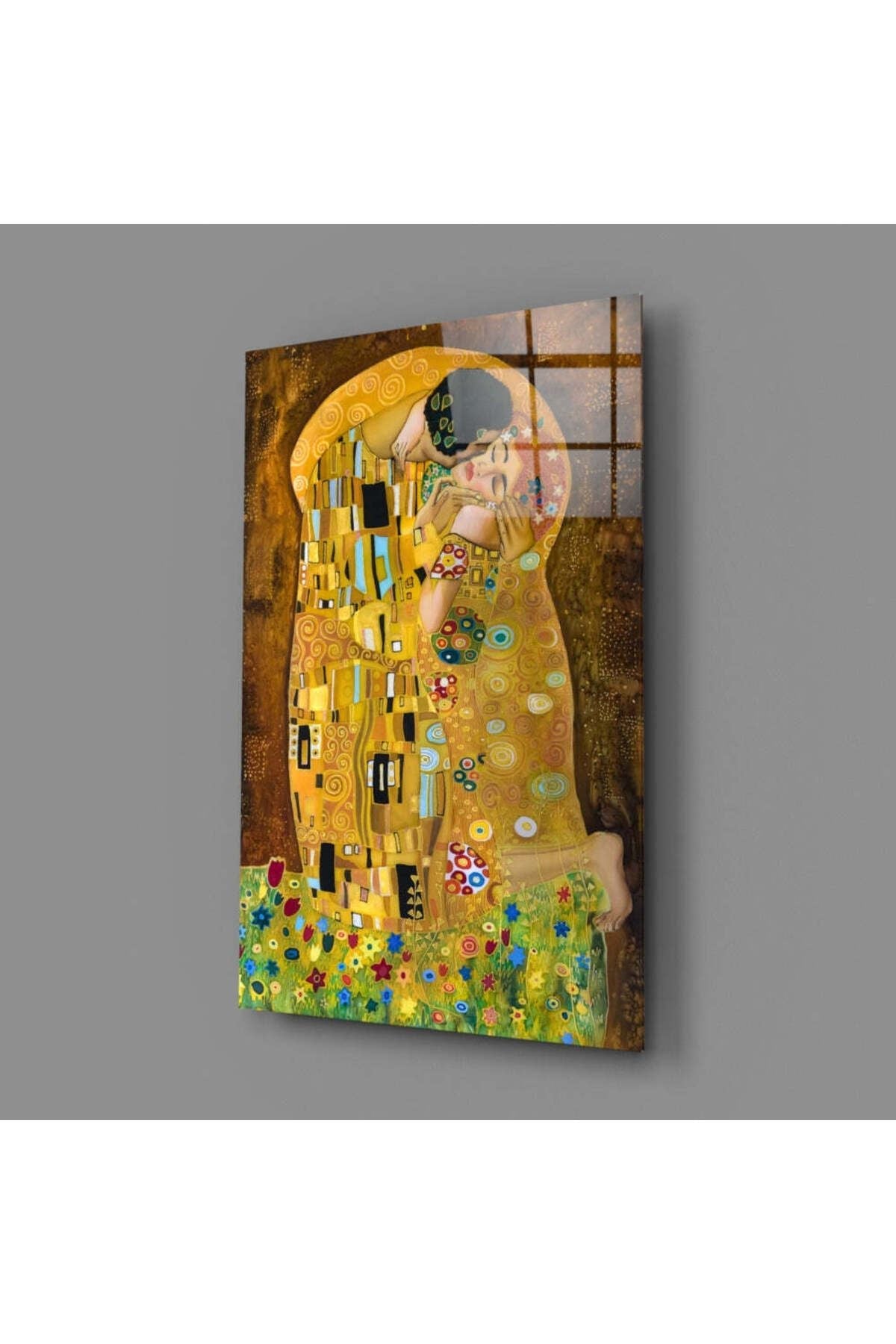 Gustav Klimt The Kiss Cam Tablo