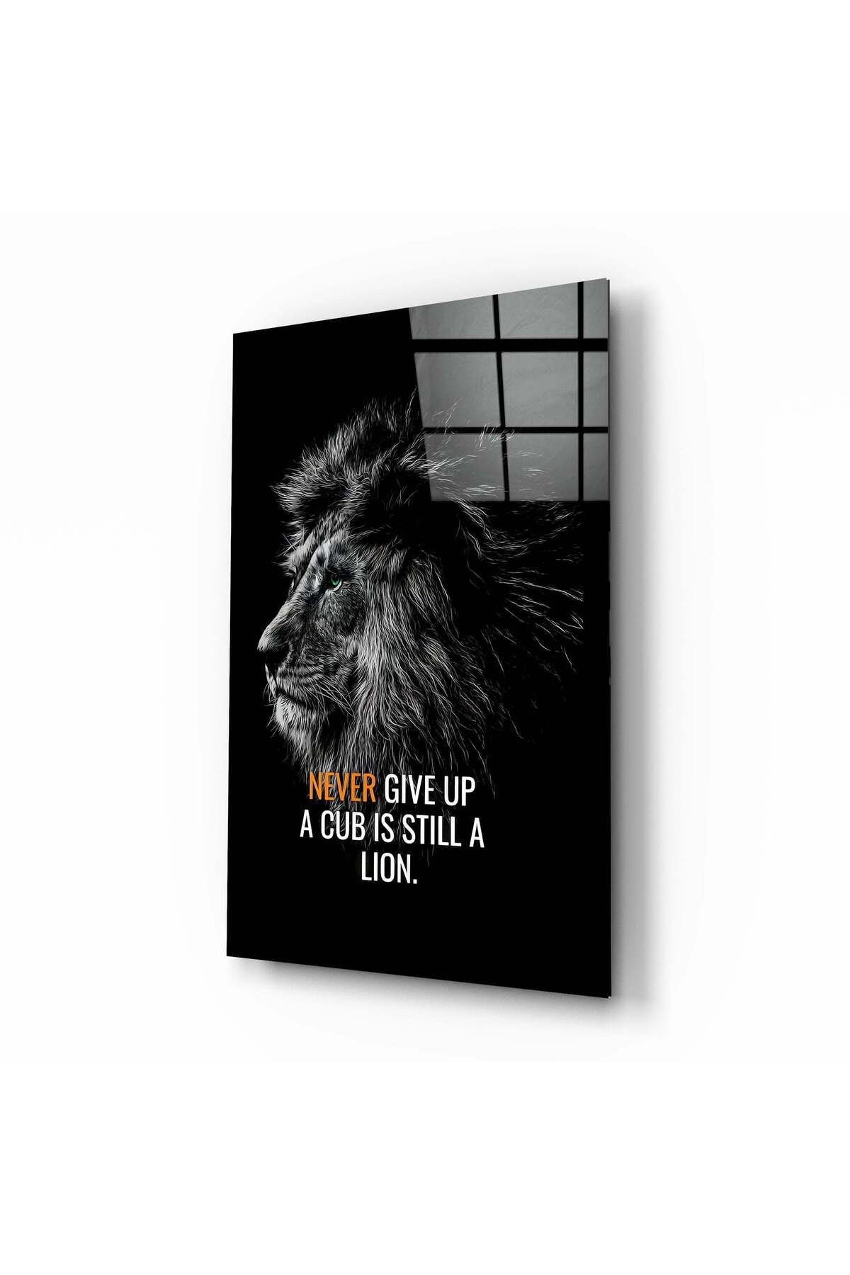 Aslan Cam Tablo