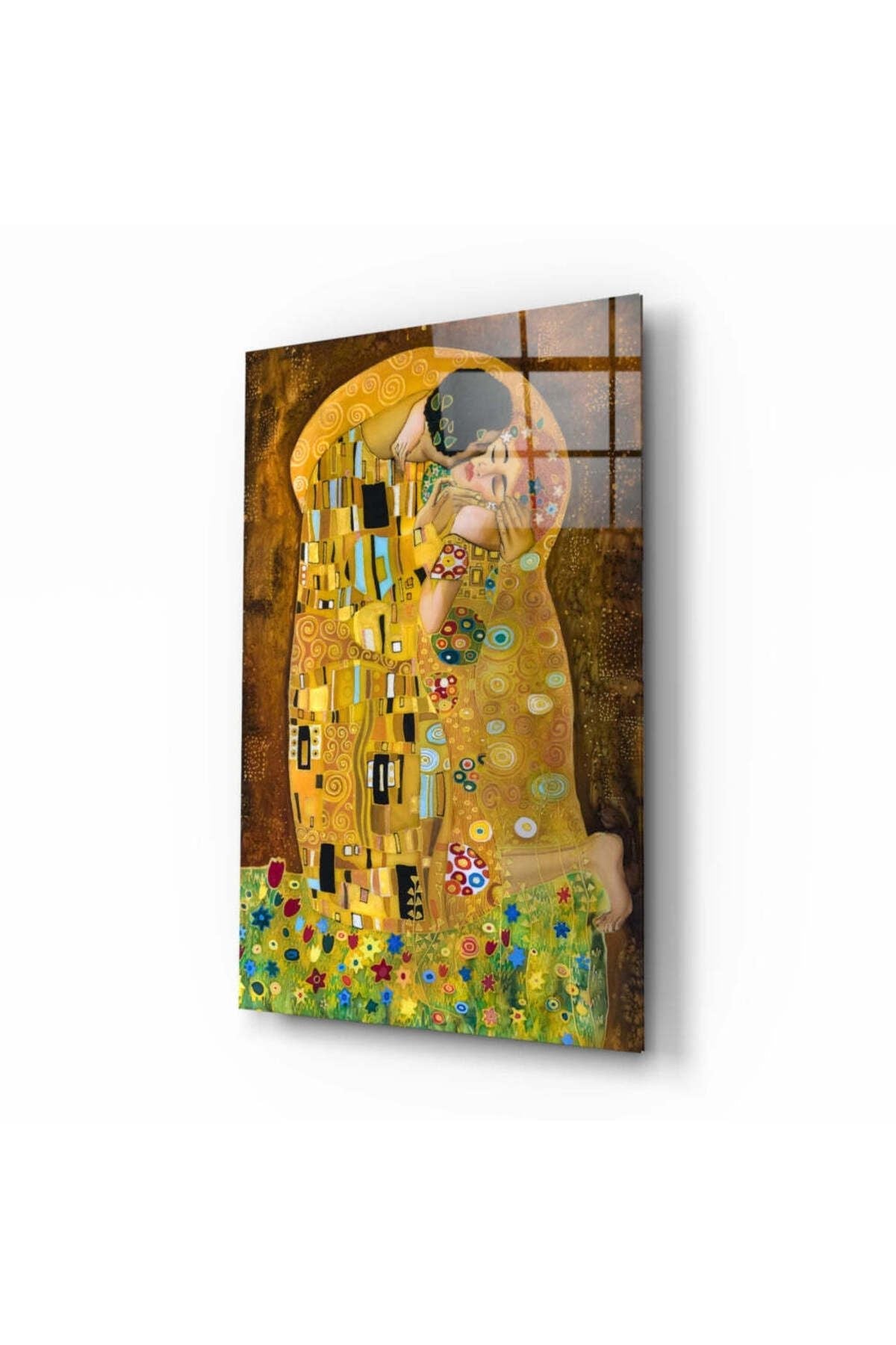 Gustav Klimt The Kiss Cam Tablo
