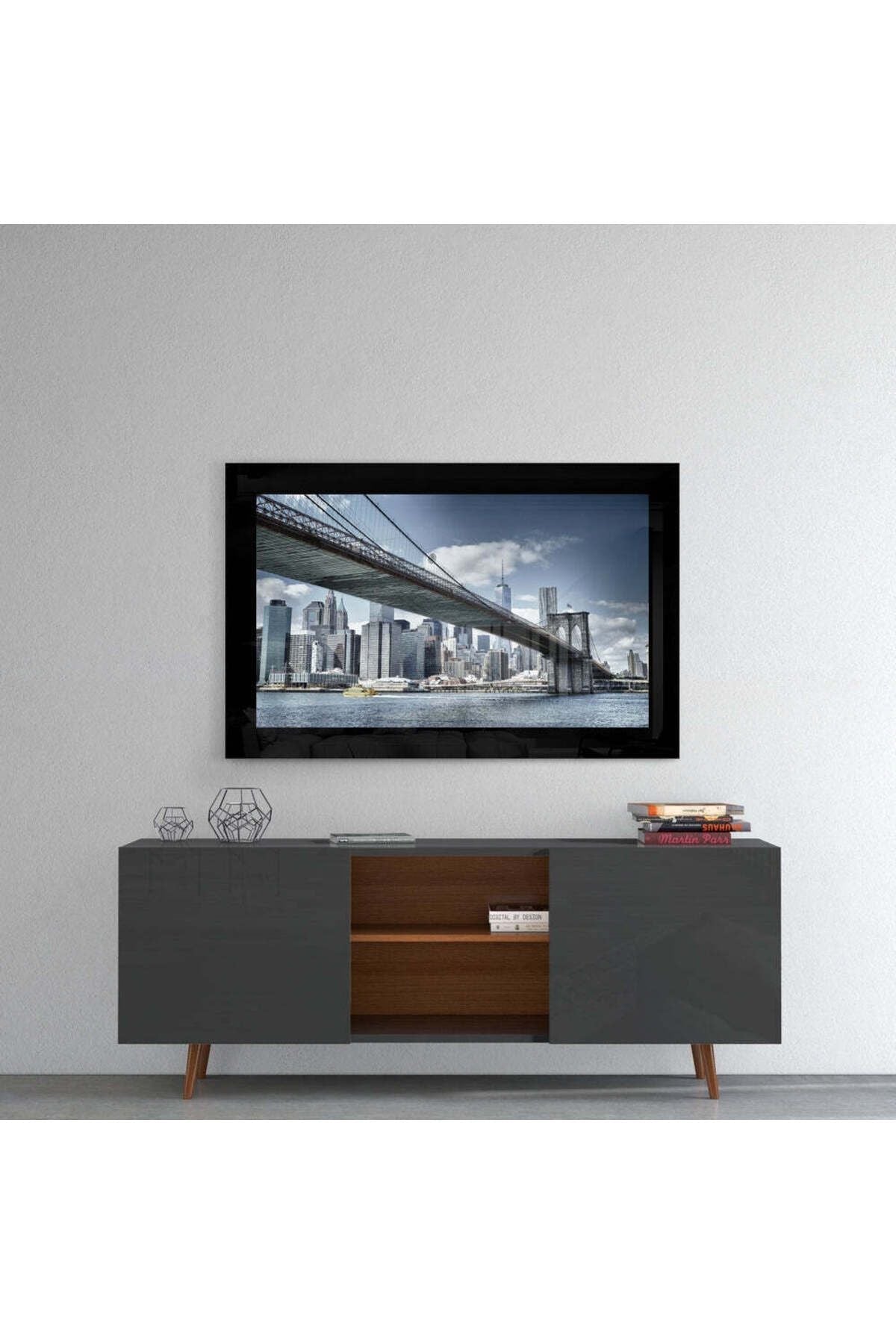Brooklyn Köprüsü Cam Tablo