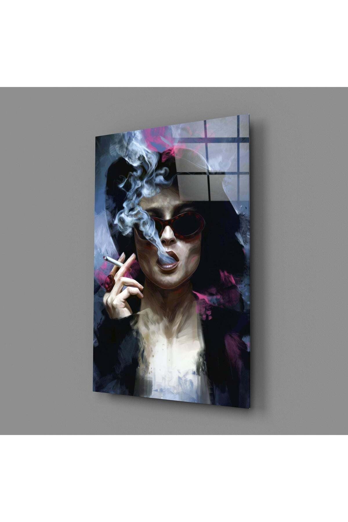 Marla Şarkıcısı Cam Tablo