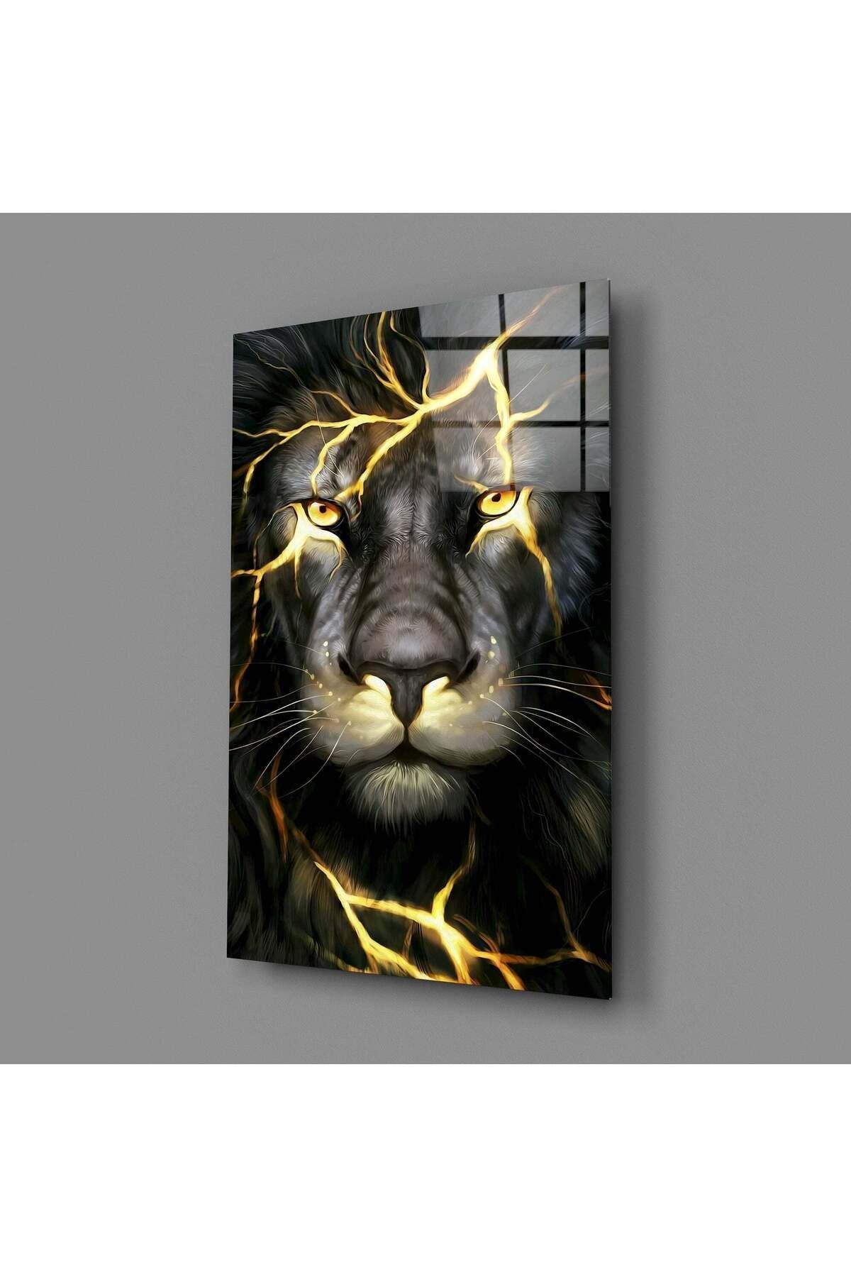 Aslan Cam Tablo