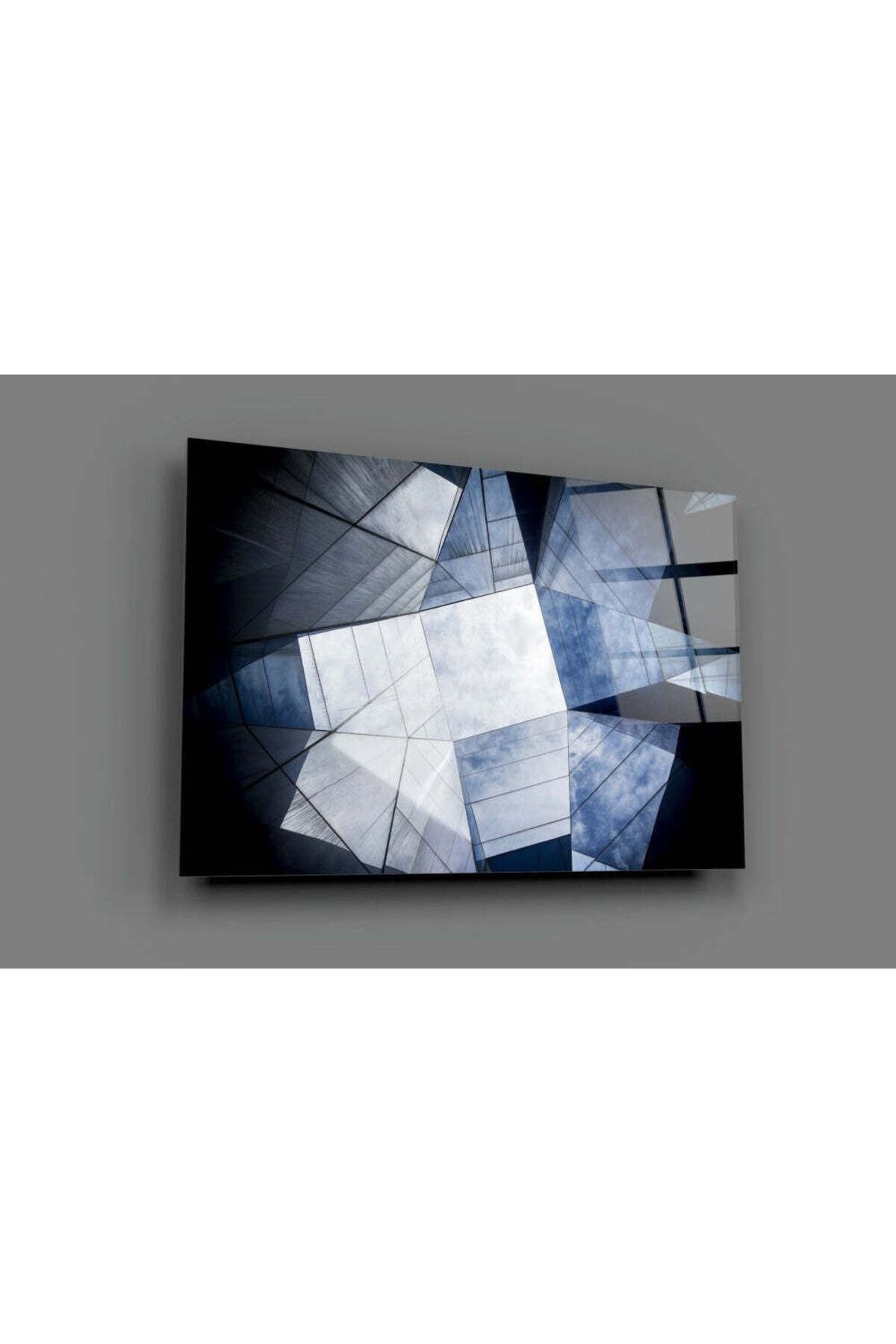 Geometrik Mimari Cam Tablo