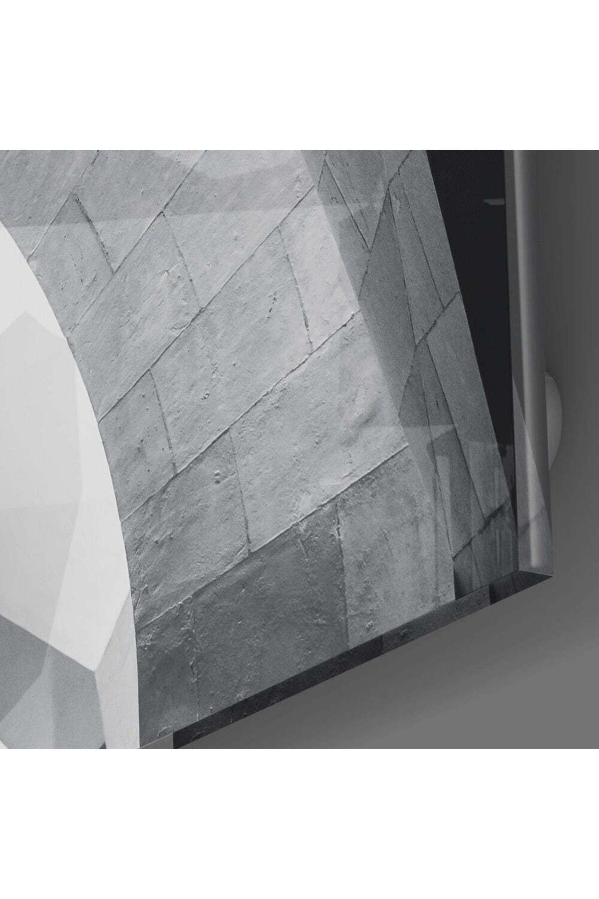 Mimari Geometrik Şekiller Cam Tablo