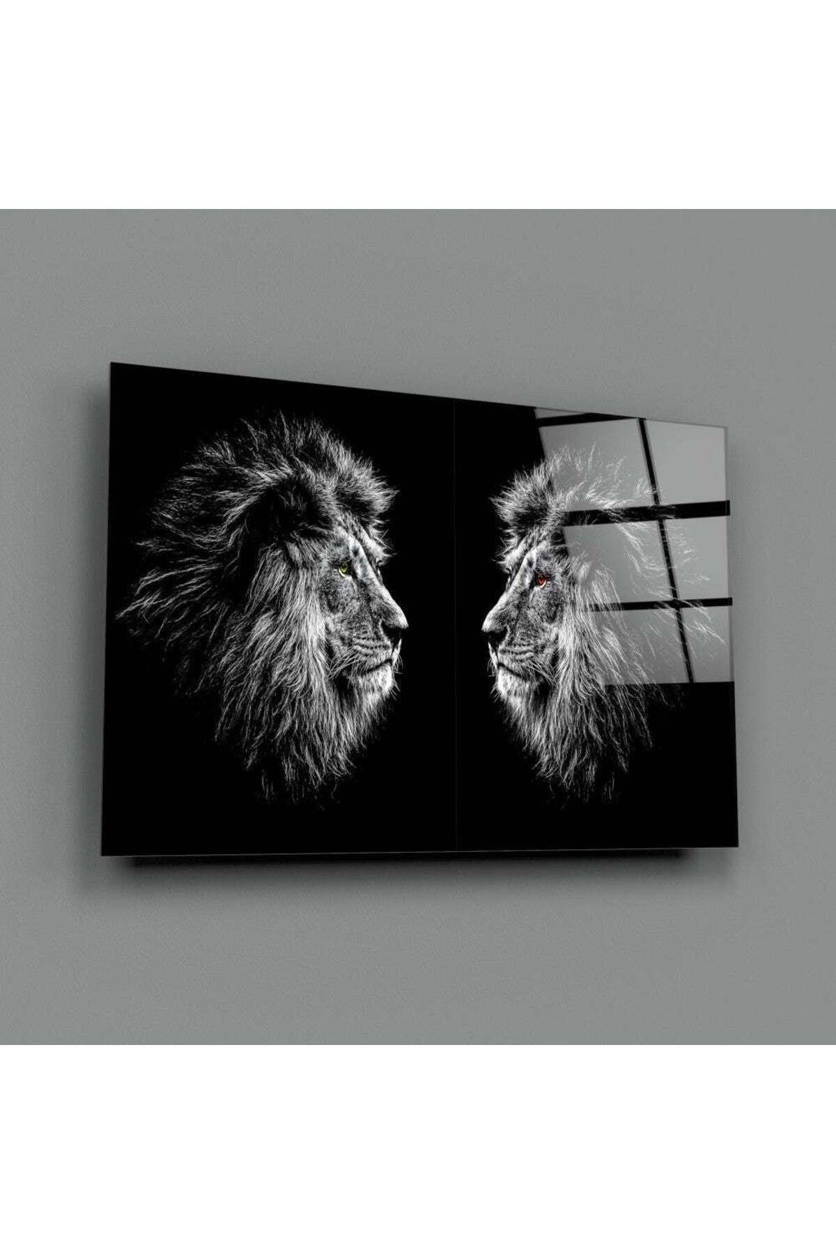Aslan Cam Tablo