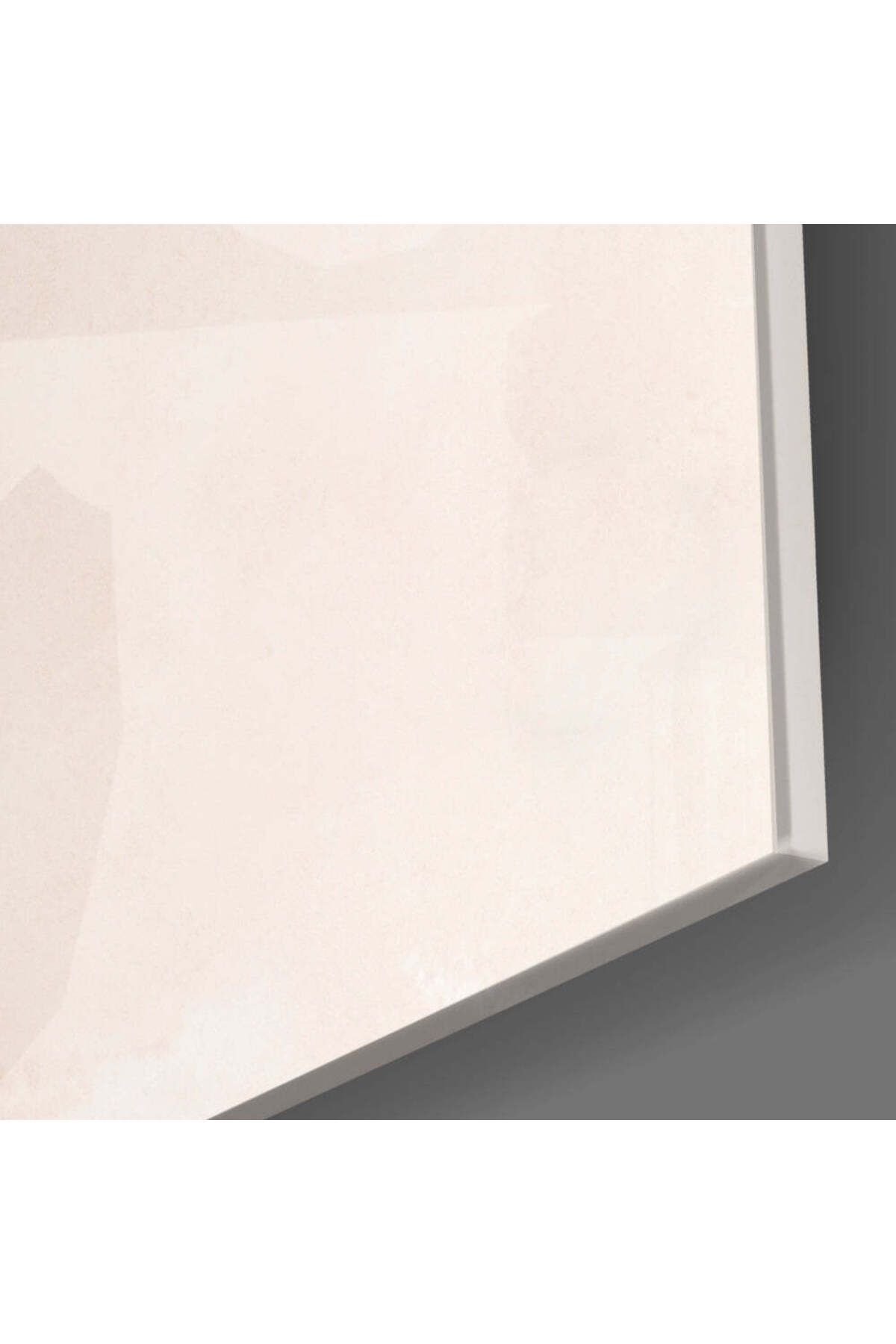 Abstract Bej Cam Tablo
