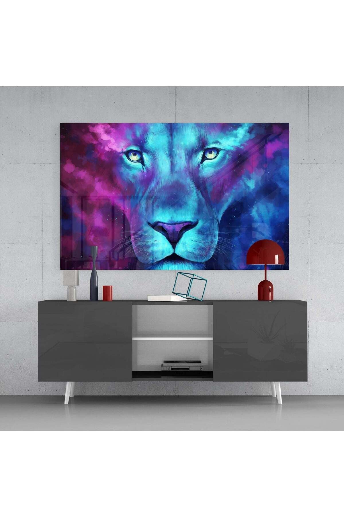Aslan Cam Tablo
