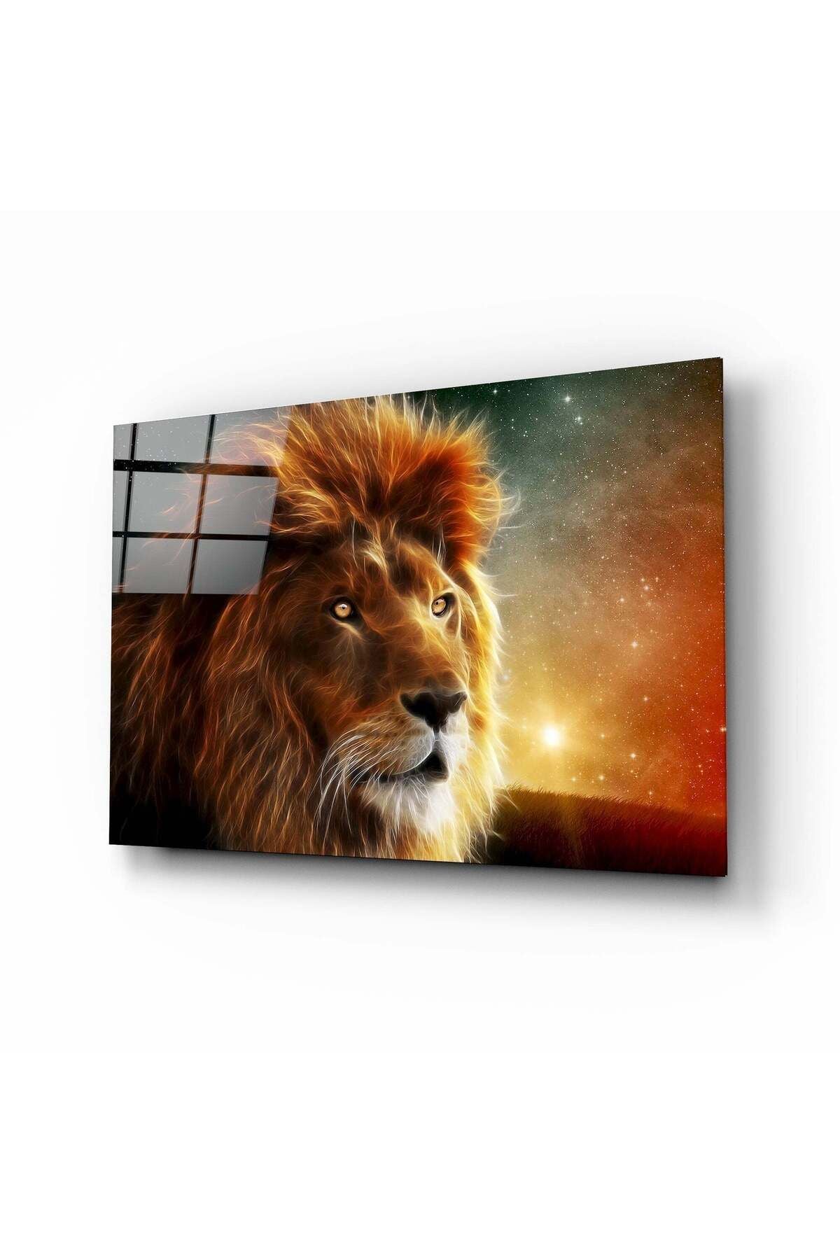 Aslan Cam Tablo