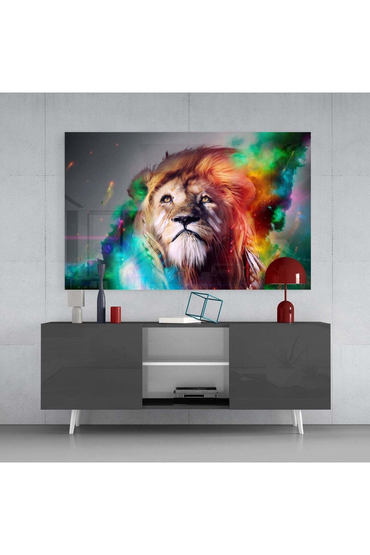 Aslan Cam Tablo