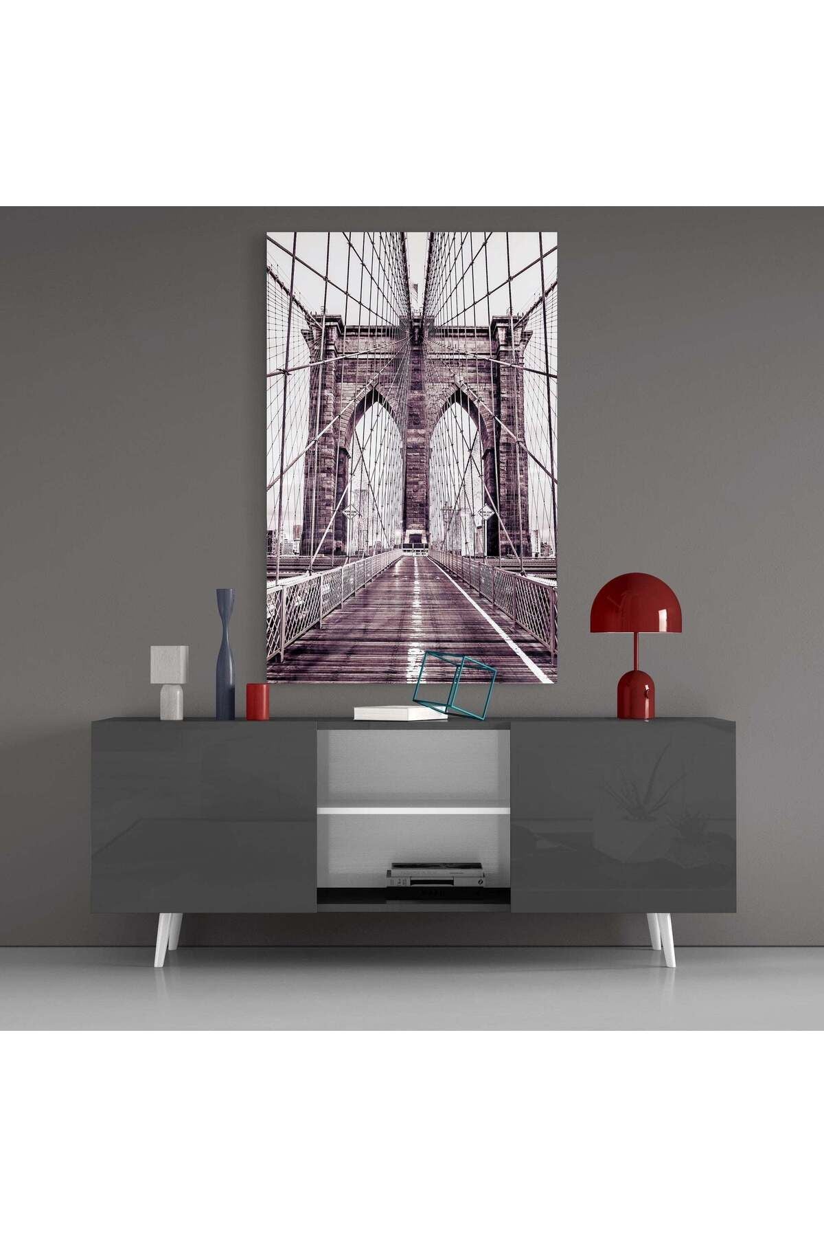 Brooklyn Köprüsü Cam Tablo