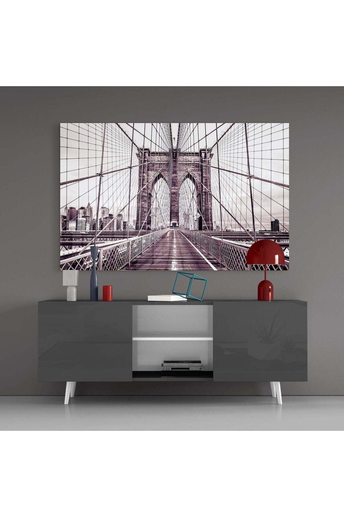 Brooklyn Köprüsü Cam Tablo
