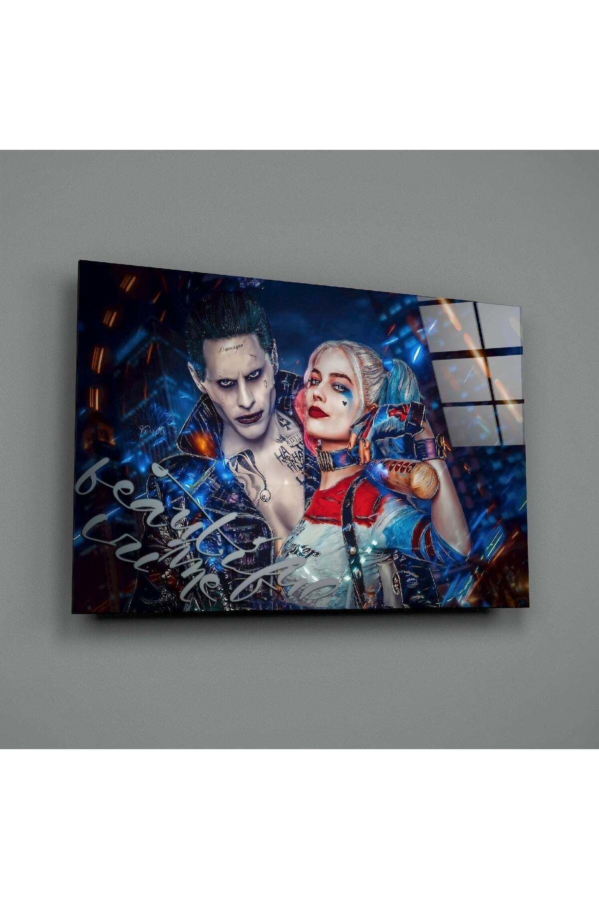 Harley Quinn ve Joker Cam Tablo