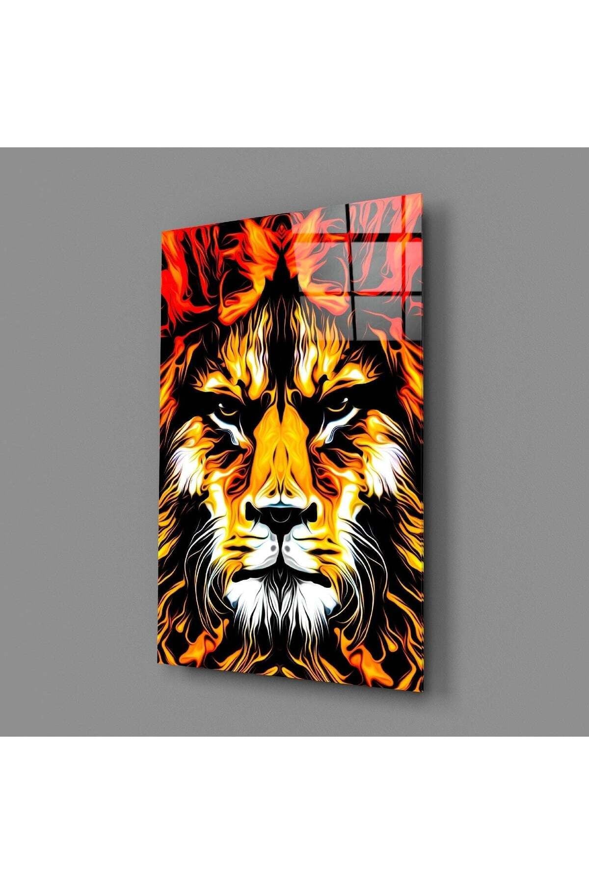 Aslan Cam Tablo