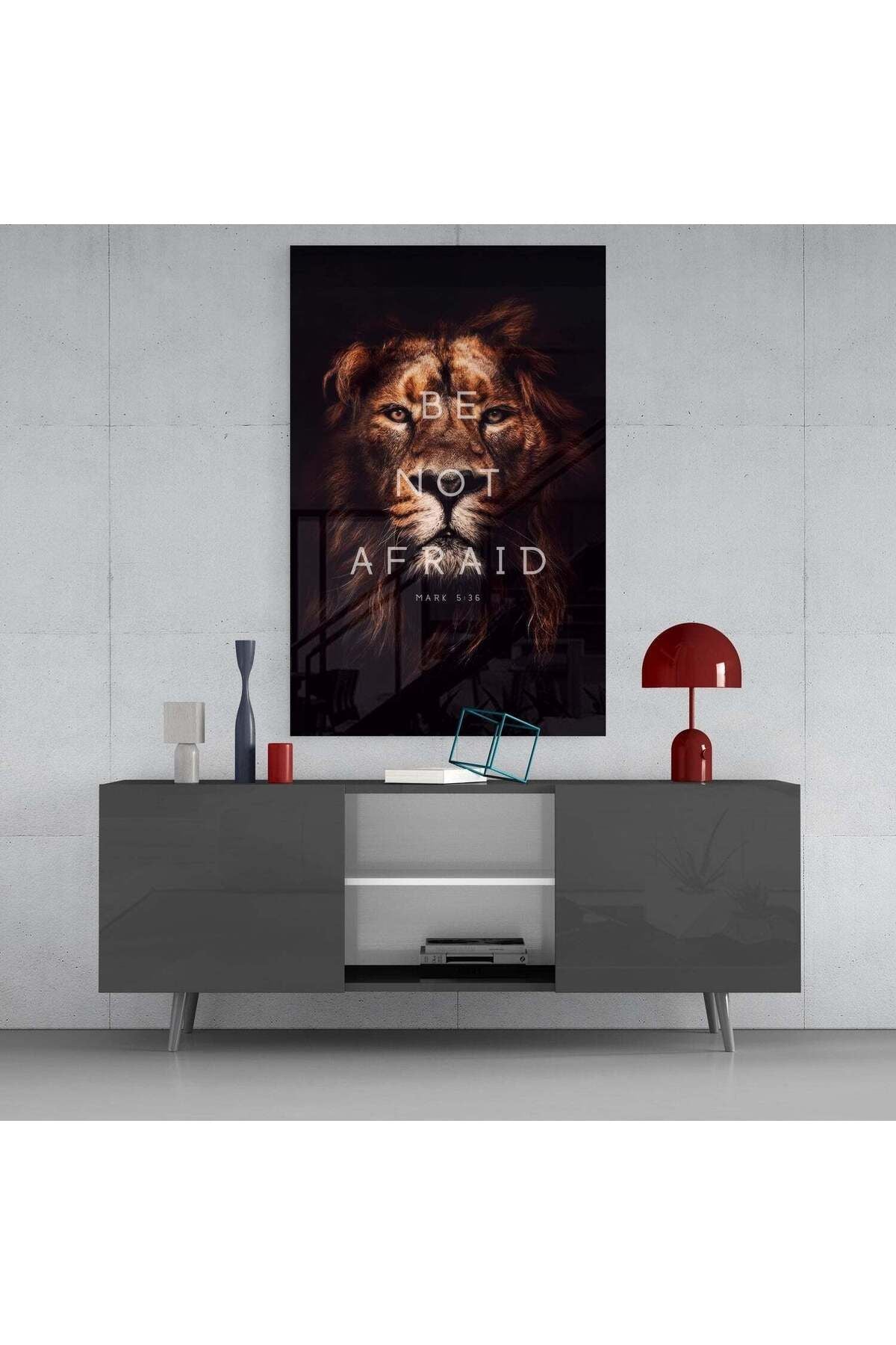 Aslan Cam Tablo