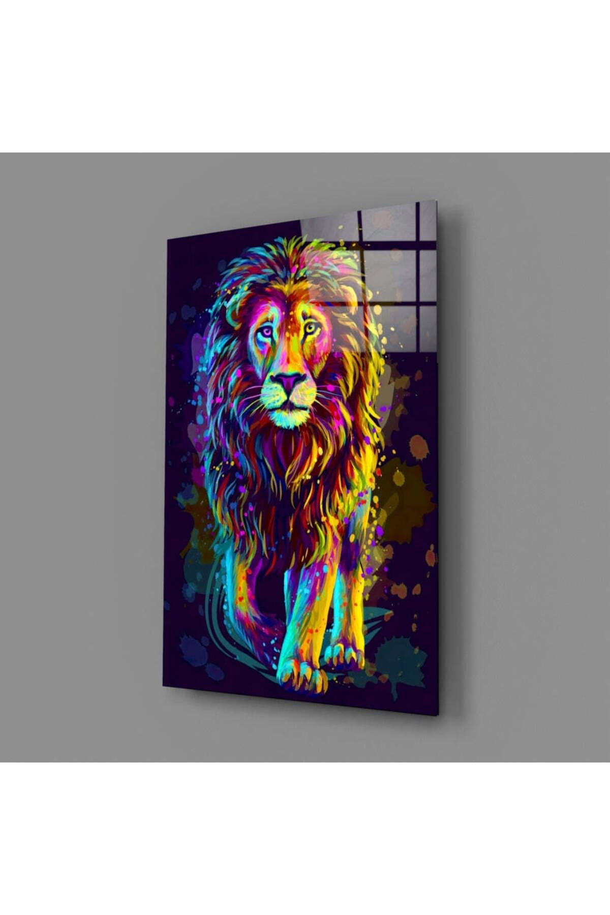 Aslan Cam Tablo
