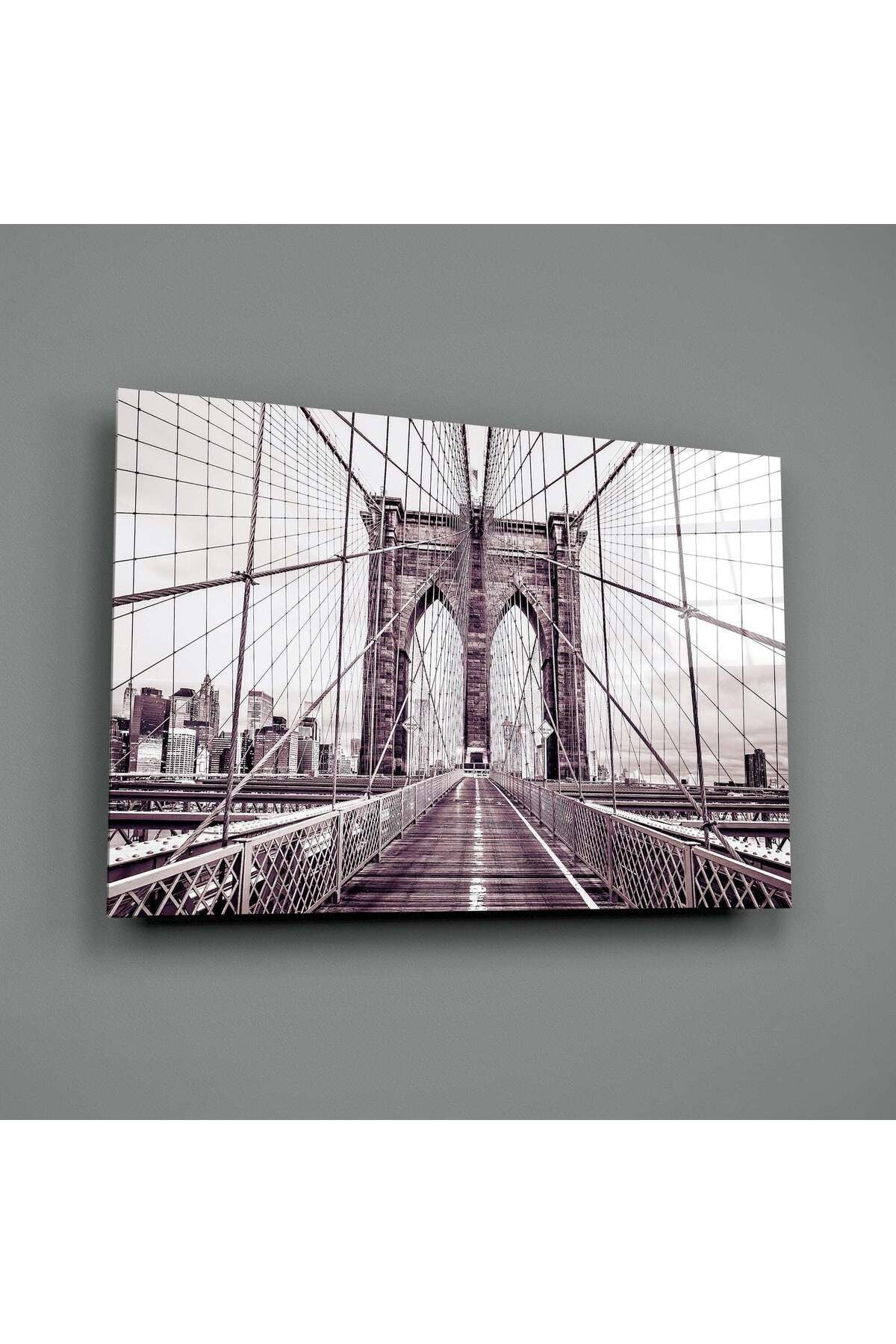 Brooklyn Köprüsü Cam Tablo