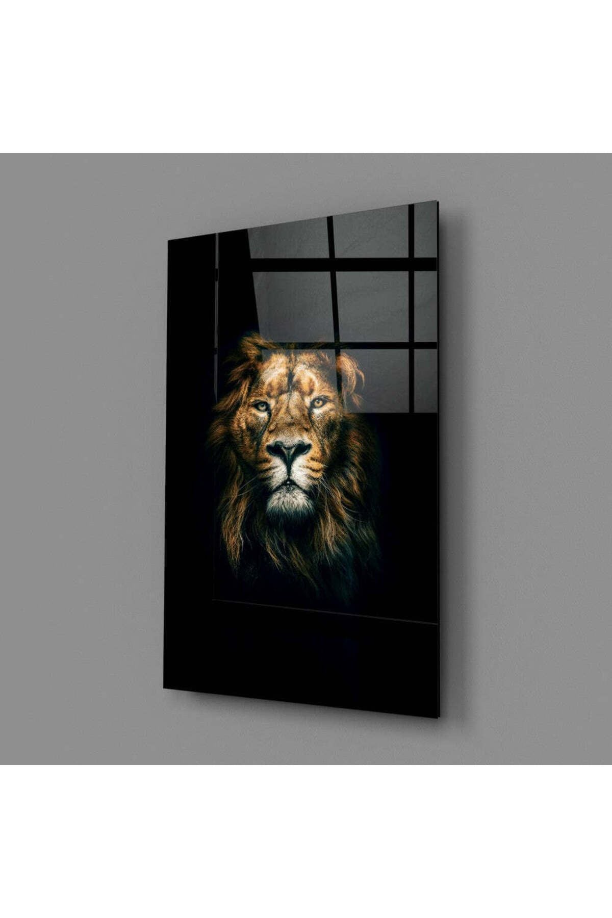Aslan Cam Tablo
