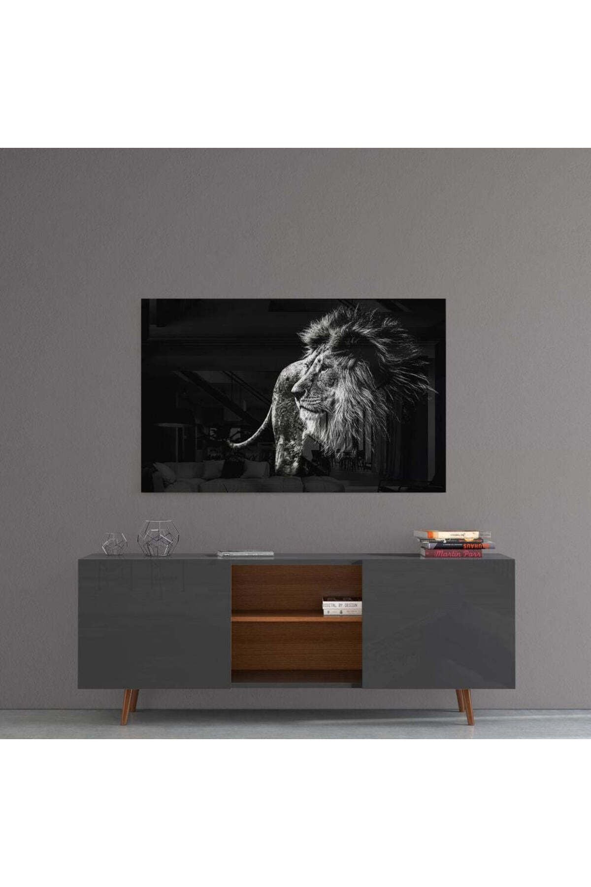 Aslan Cam Tablo