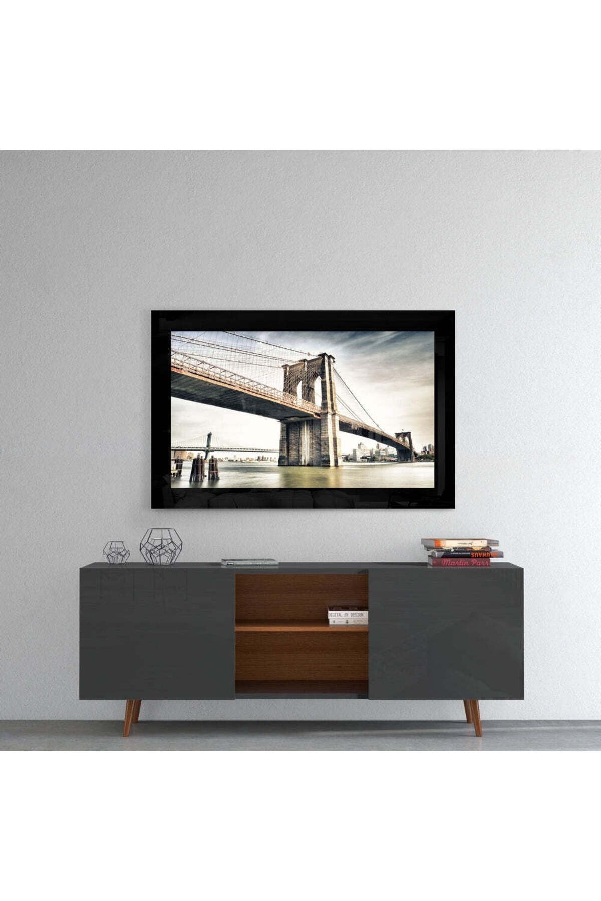 Brooklyn Köprüsü Cam Tablo