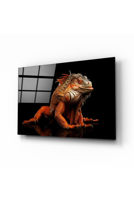 Komodo Ejderi Cam Tablo