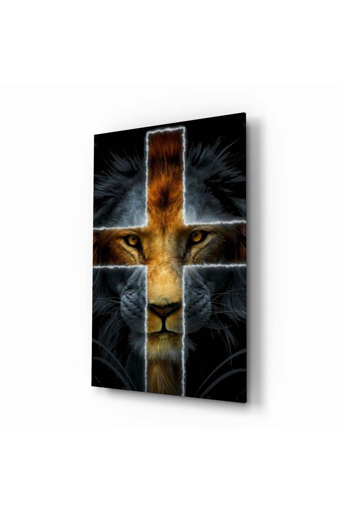 Aslan Cam Tablo