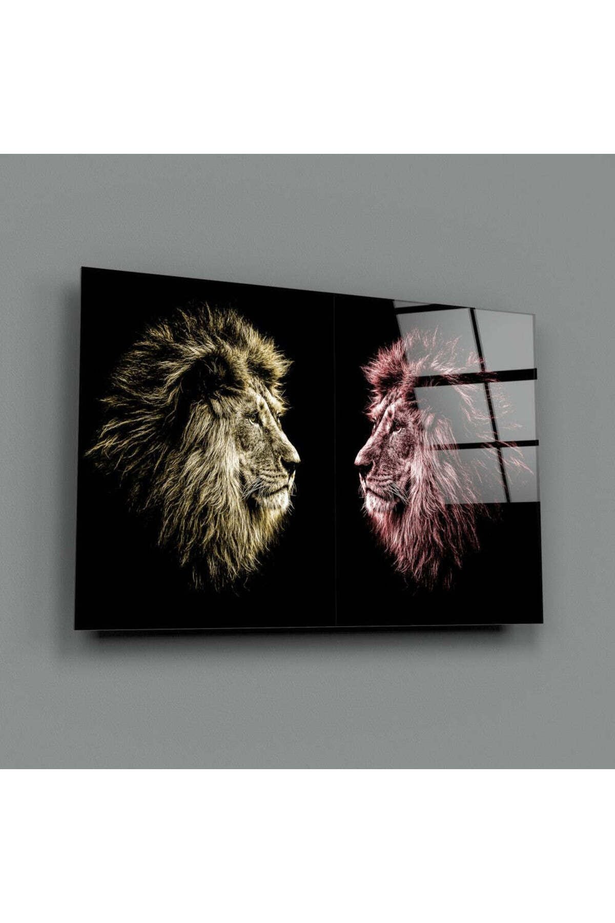 Aslan Cam Tablo