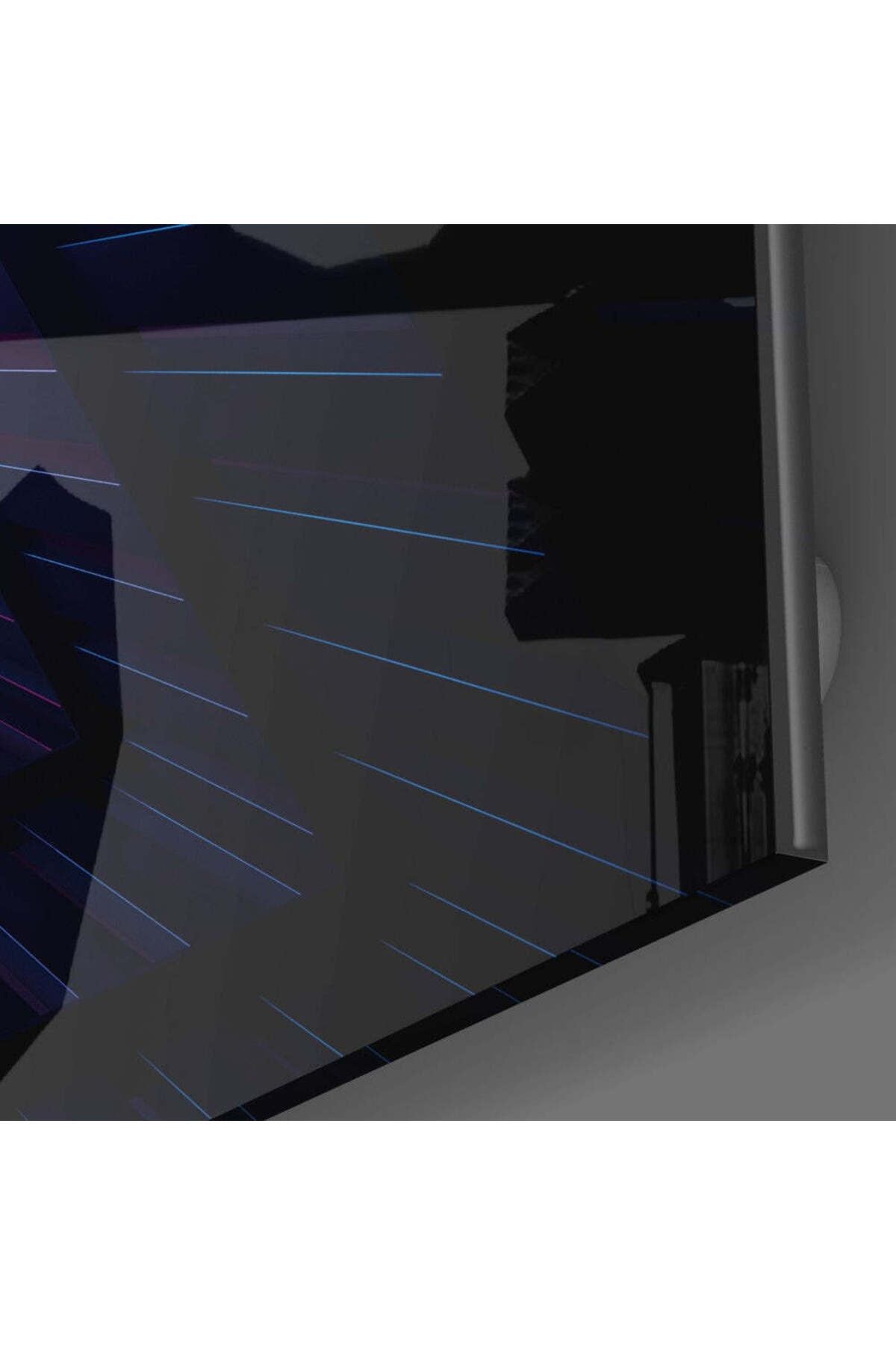 Neon Işıklar Cam Tablo