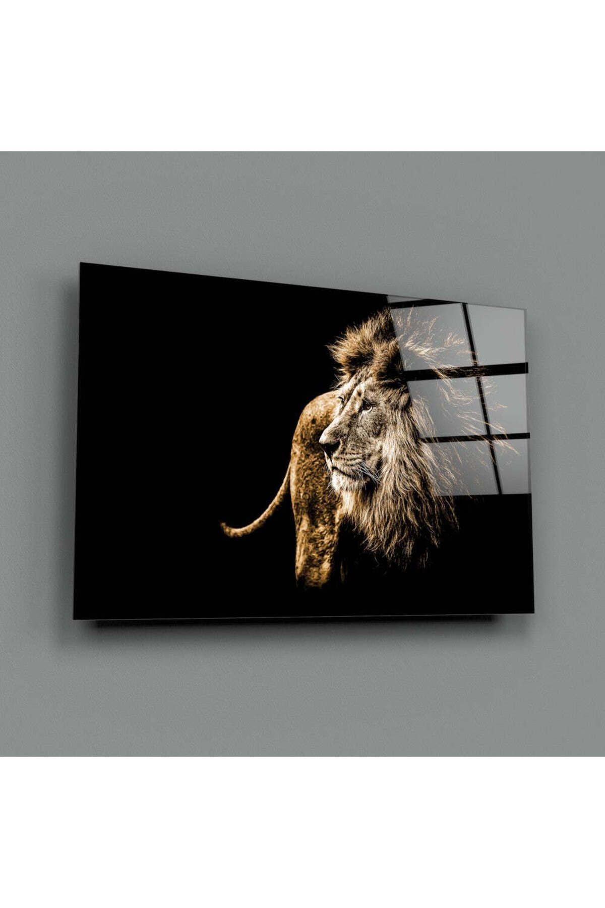 Aslan Cam Tablo
