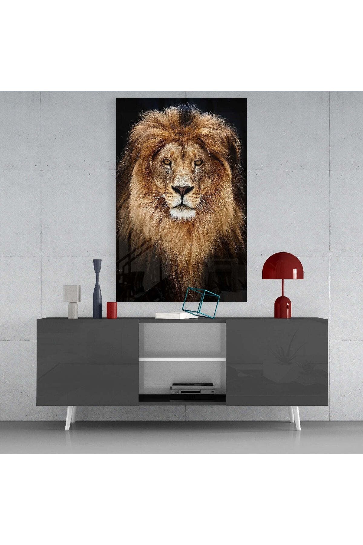 Aslan Cam Tablo