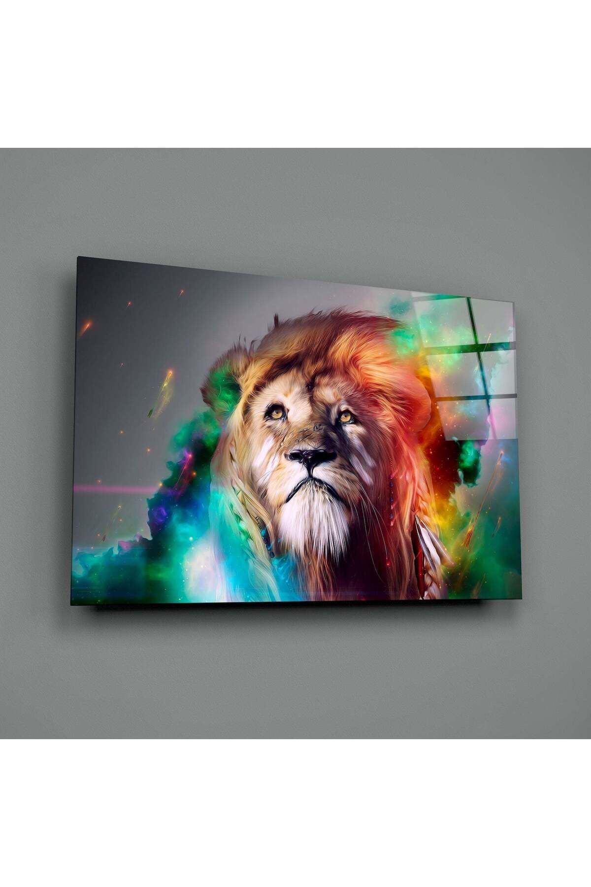 Aslan Cam Tablo