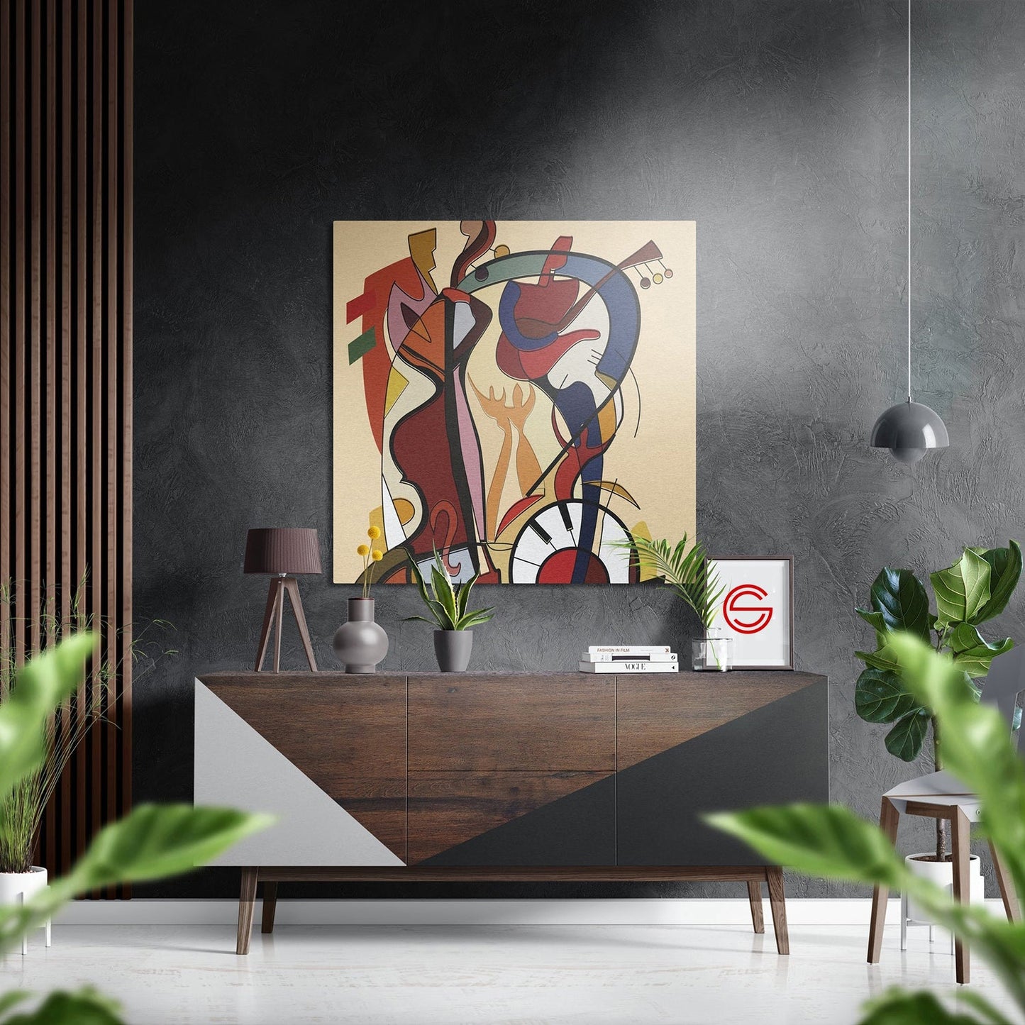 Picasso Style Fırçalı Metalik Alu-Dibond