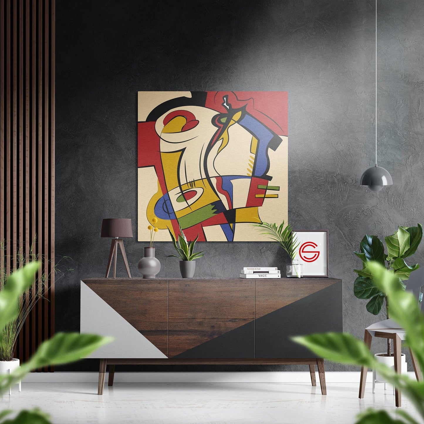 Picasso Style Fırçalı Metalik Alu-Dibond