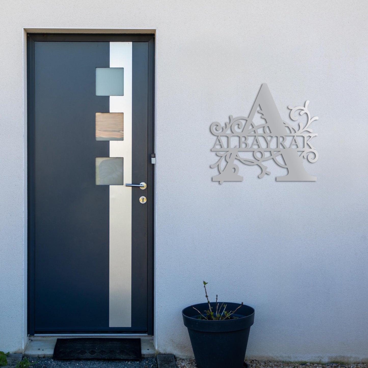Letter Name Design - Personalized Metal Wall Decor