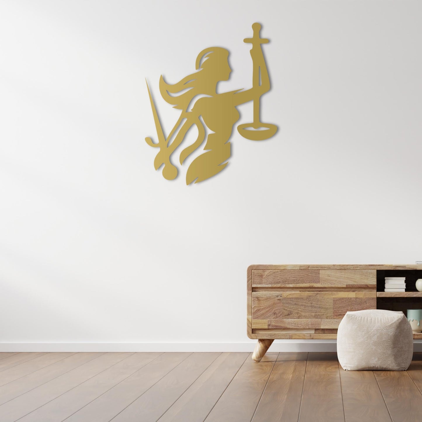 The Power of Justice Metal Painting