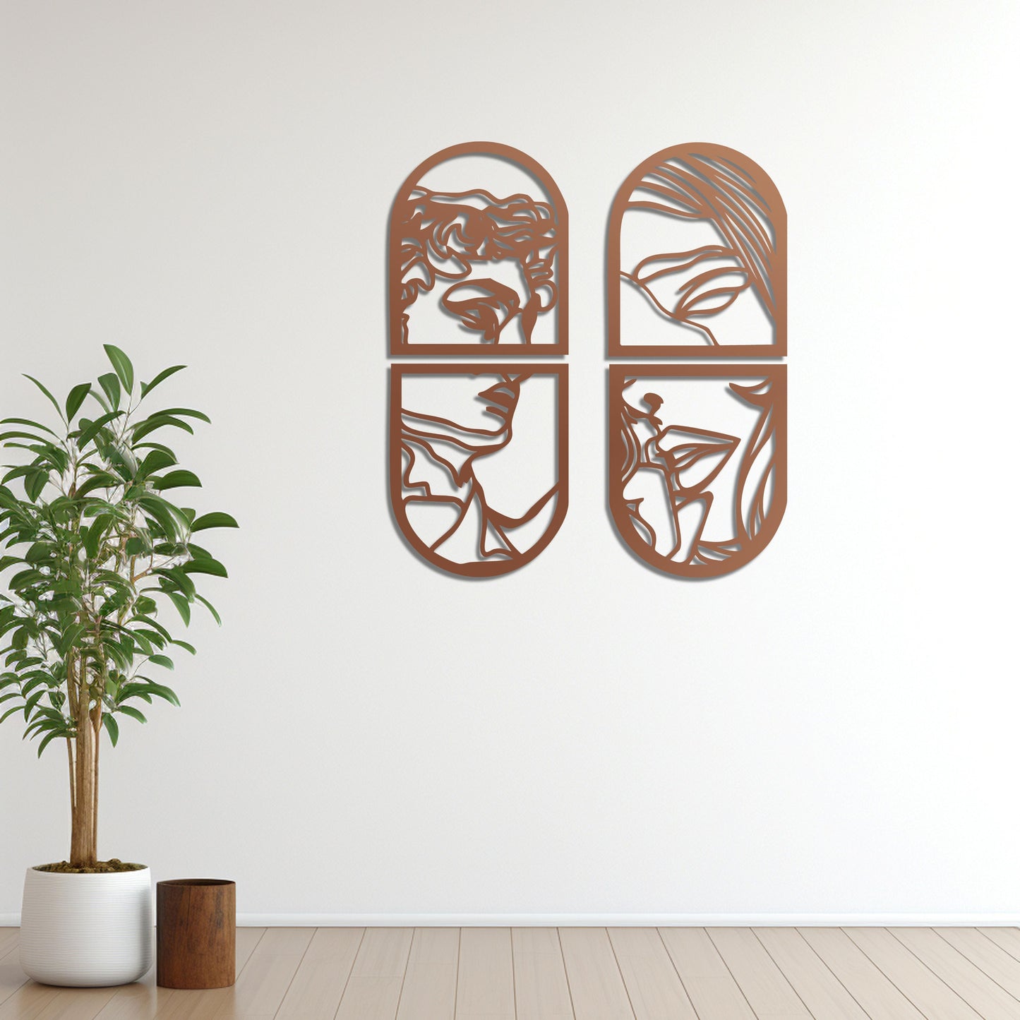 Window of Love Metal Painting