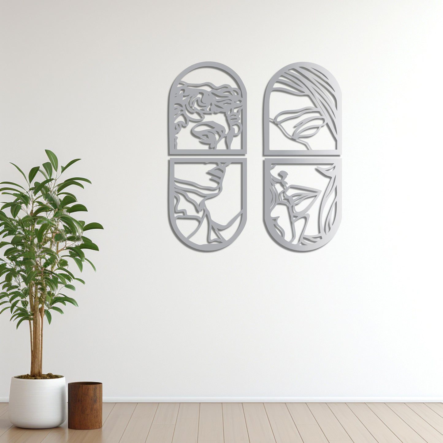 Window of Love Metal Painting