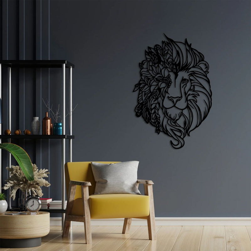 Aslan Ruhu Metal Tablo