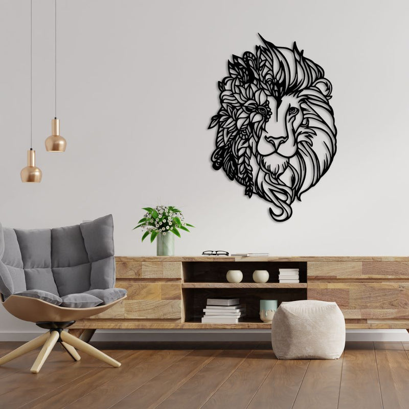 Aslan Ruhu Metal Tablo