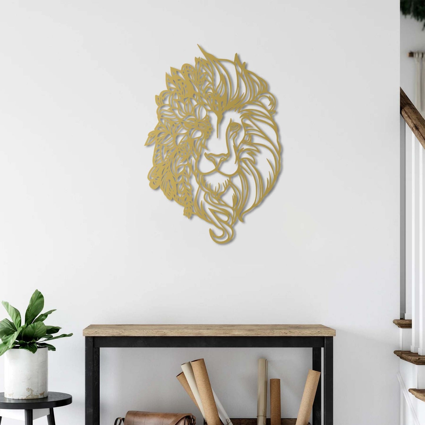 Aslan Ruhu Metal Tablo