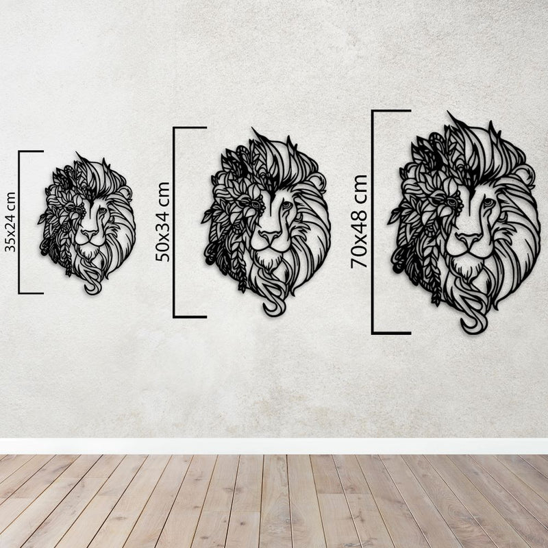 Aslan Ruhu Metal Tablo