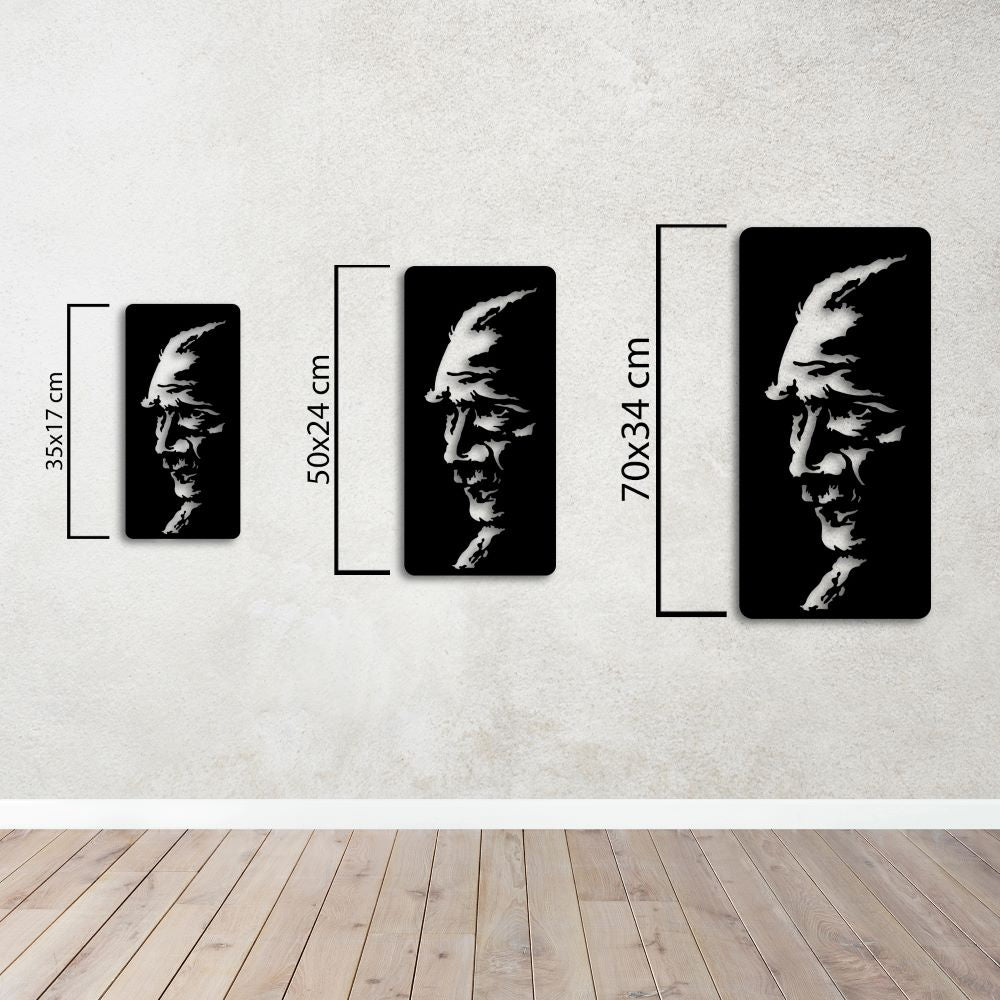 Atatürk'ün Portresi Metal Tablo