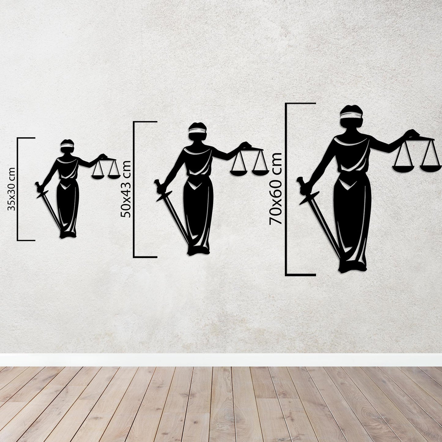 Balance of Justice Metal Painting