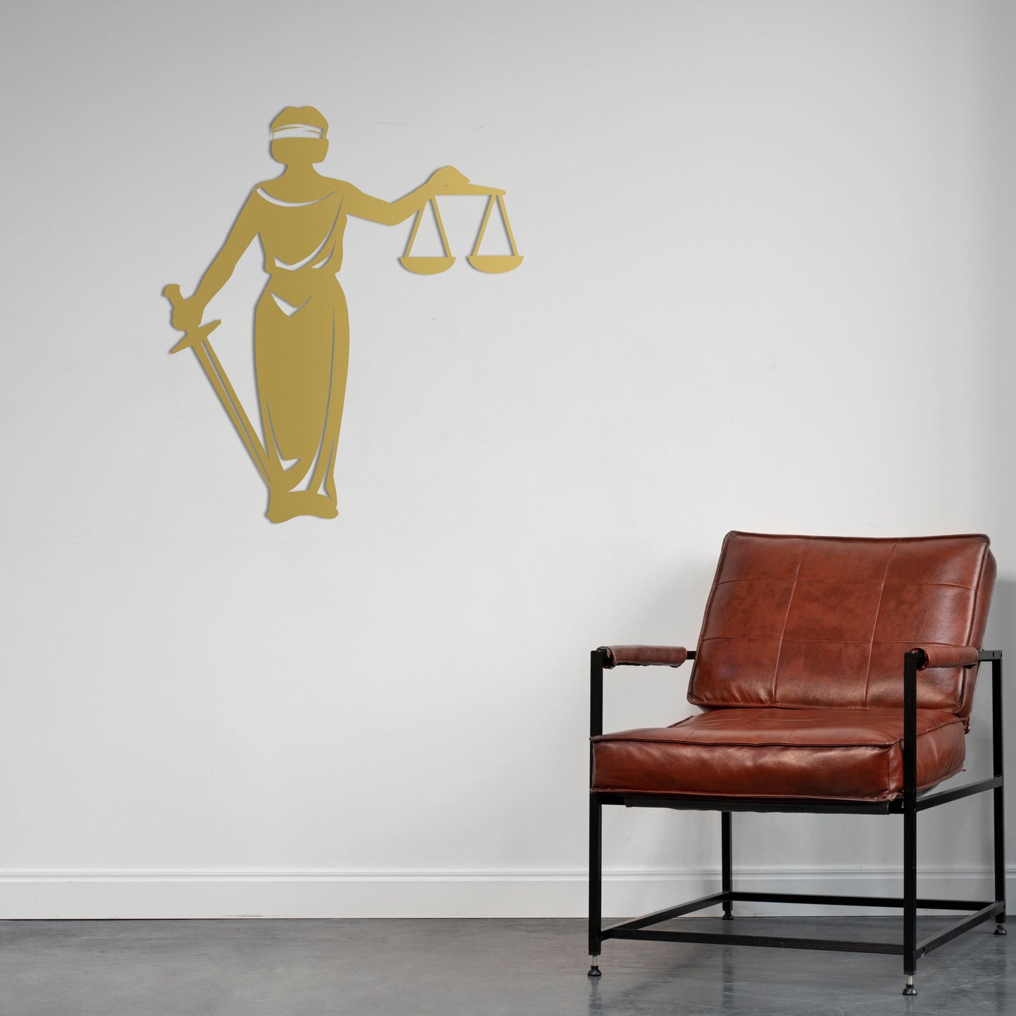 Balance of Justice Metal Painting