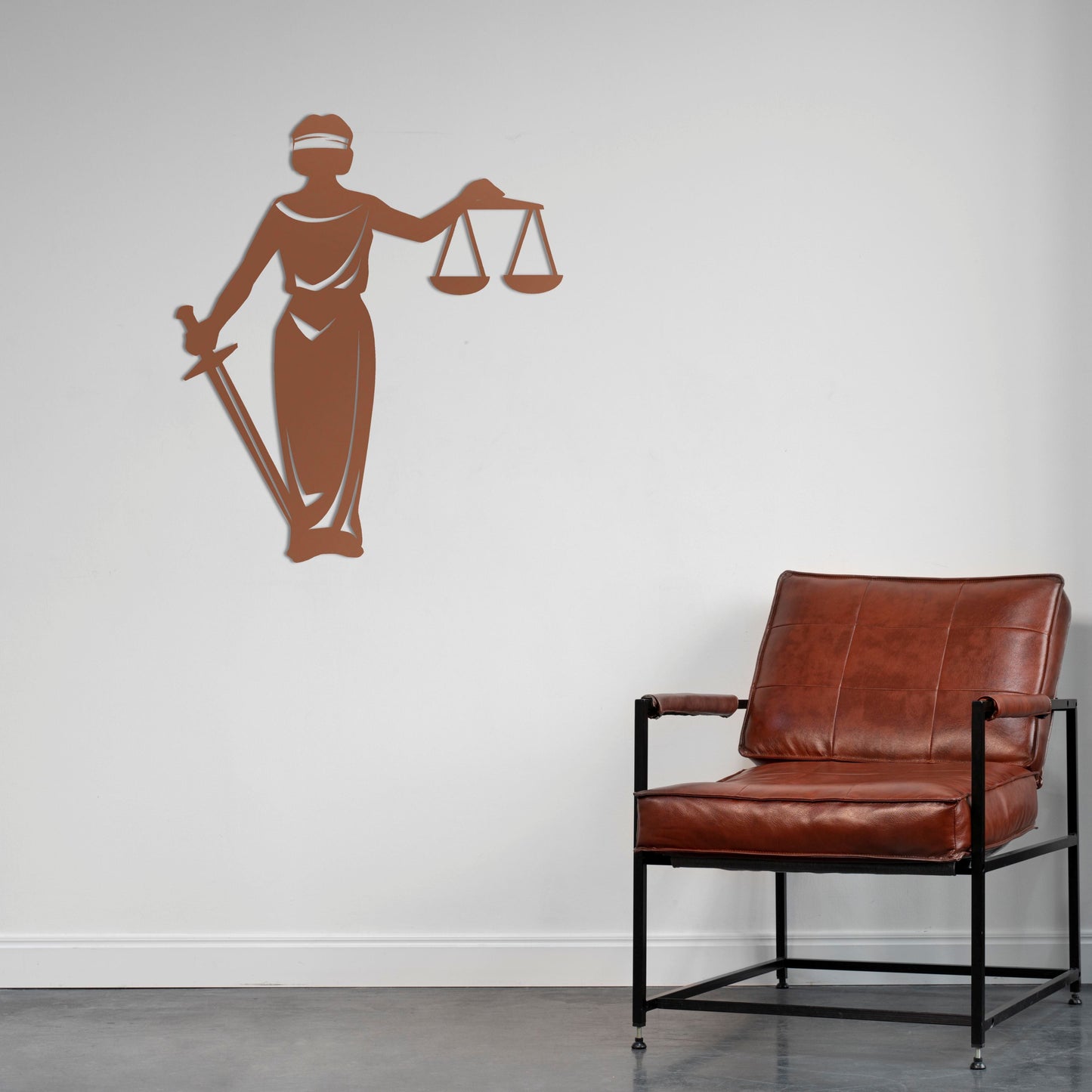 Balance of Justice Metal Painting