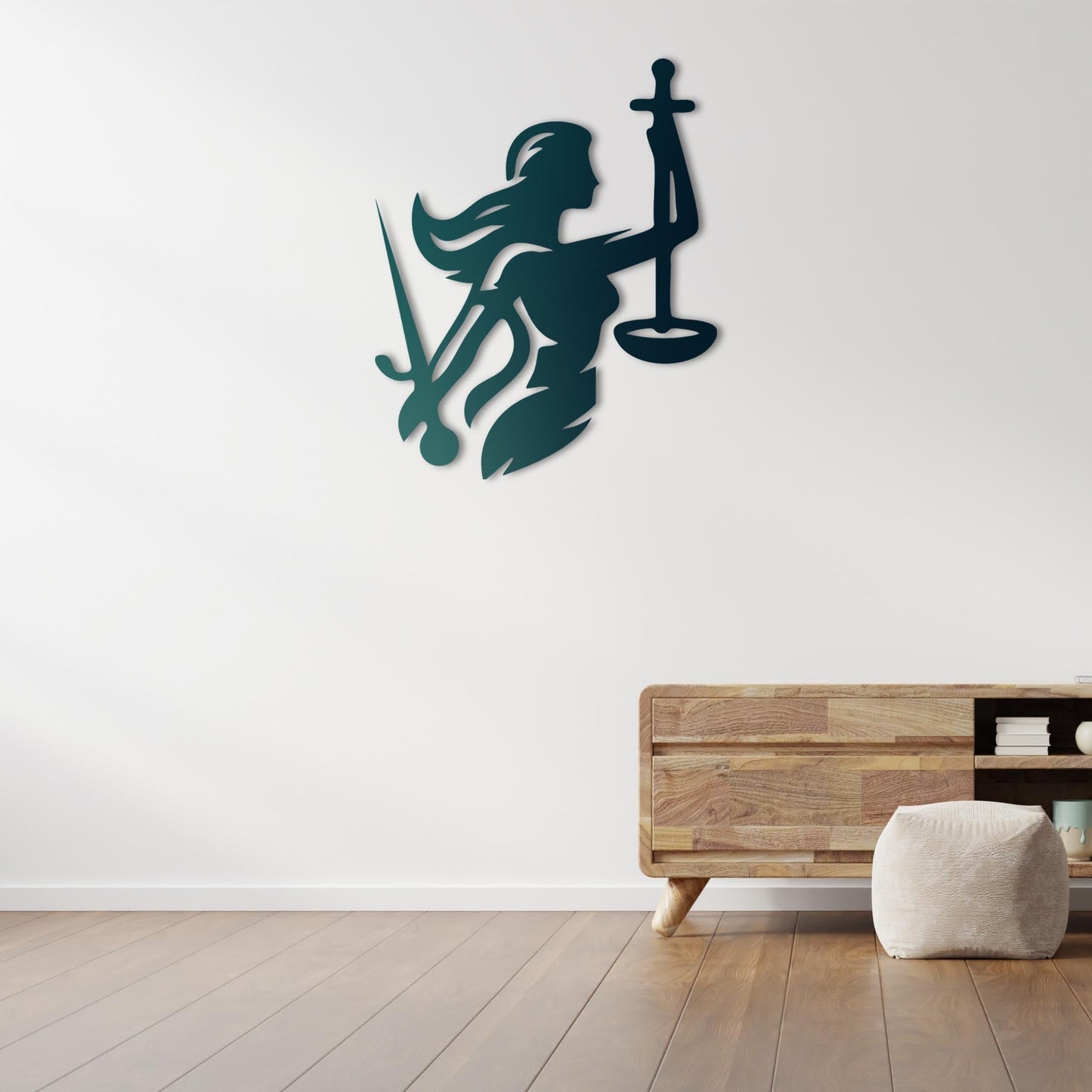 The Power of Justice Metal Painting